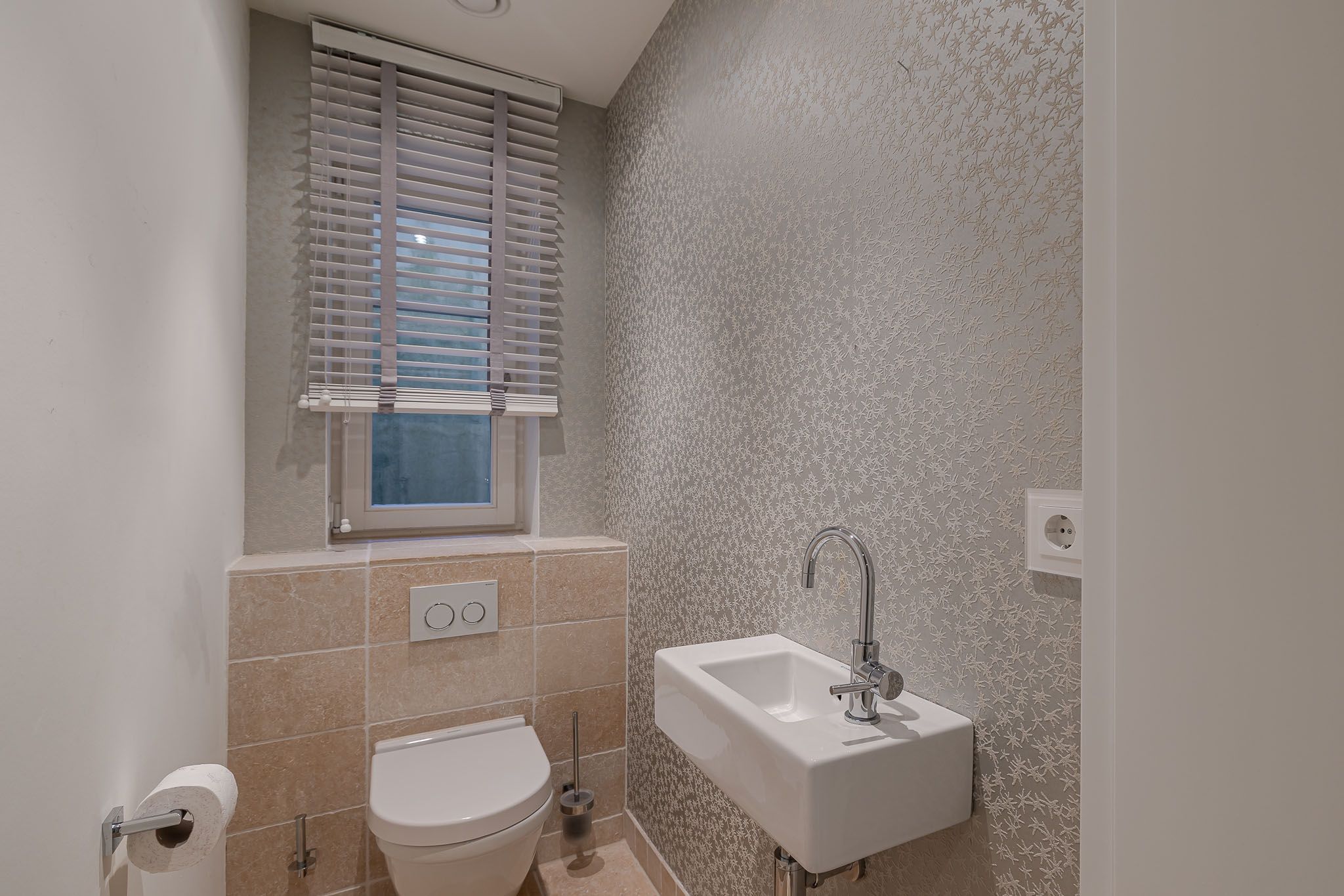 Badezimmer in einer Ferienwohnung auf Sylt