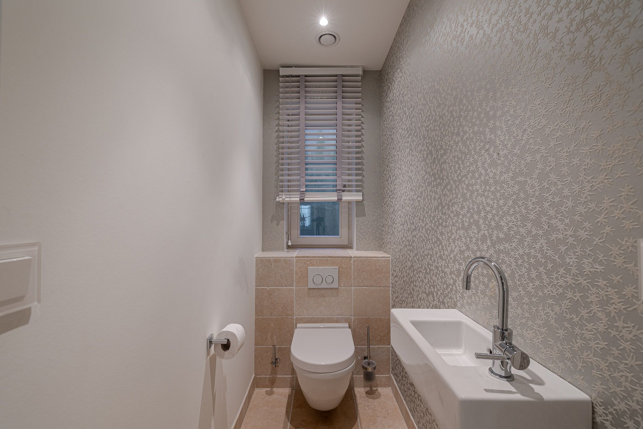 Badezimmer in einer Ferienwohnung auf Sylt