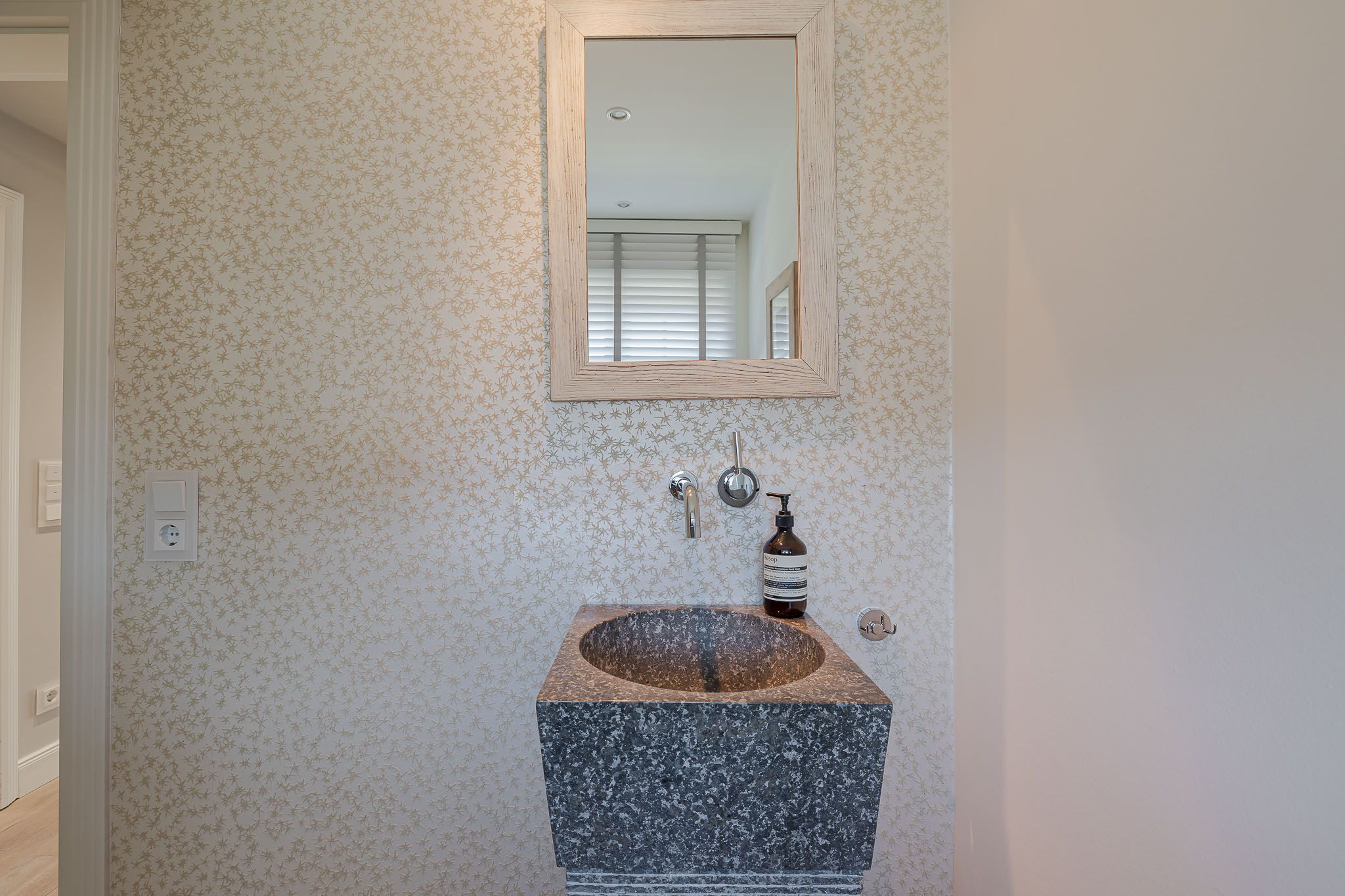 Badezimmer in einer Ferienwohnung auf Sylt