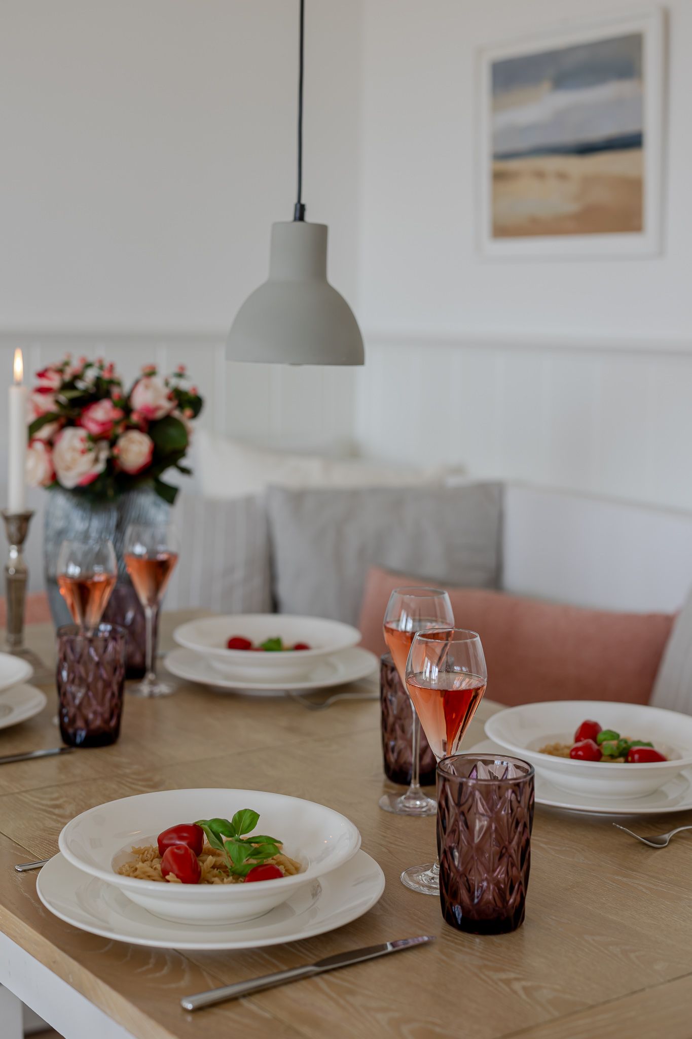 Schöner Essbereich in einer Ferienwohnung auf Sylt