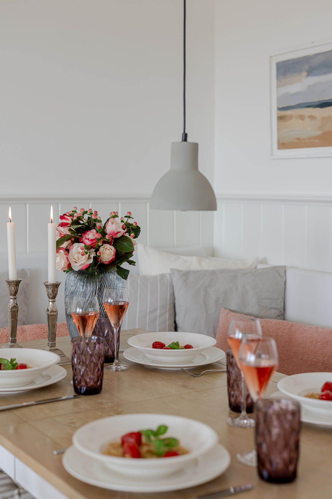 Schöner Essbereich in einer Ferienwohnung auf Sylt