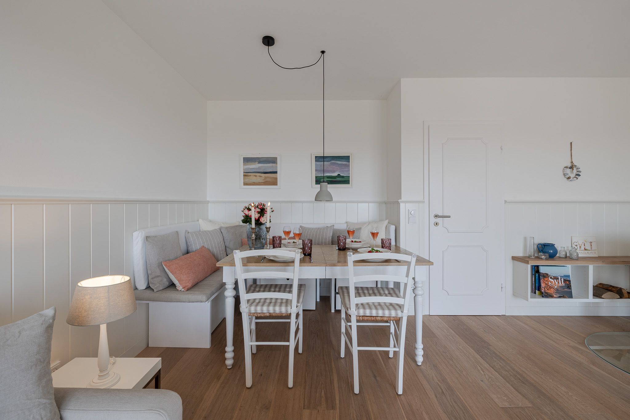 Schöner Essbereich in einer Ferienwohnung auf Sylt