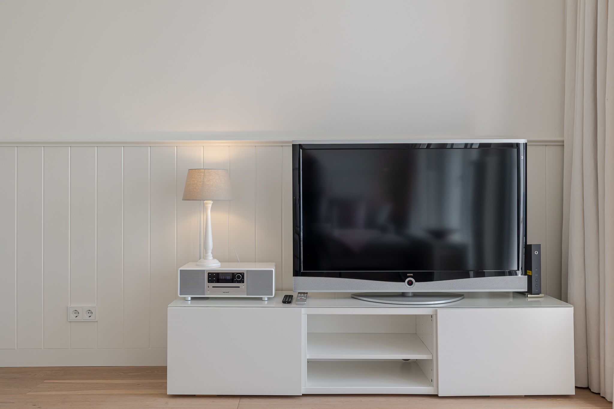Fernseher in einer Ferienwohnung auf Sylt