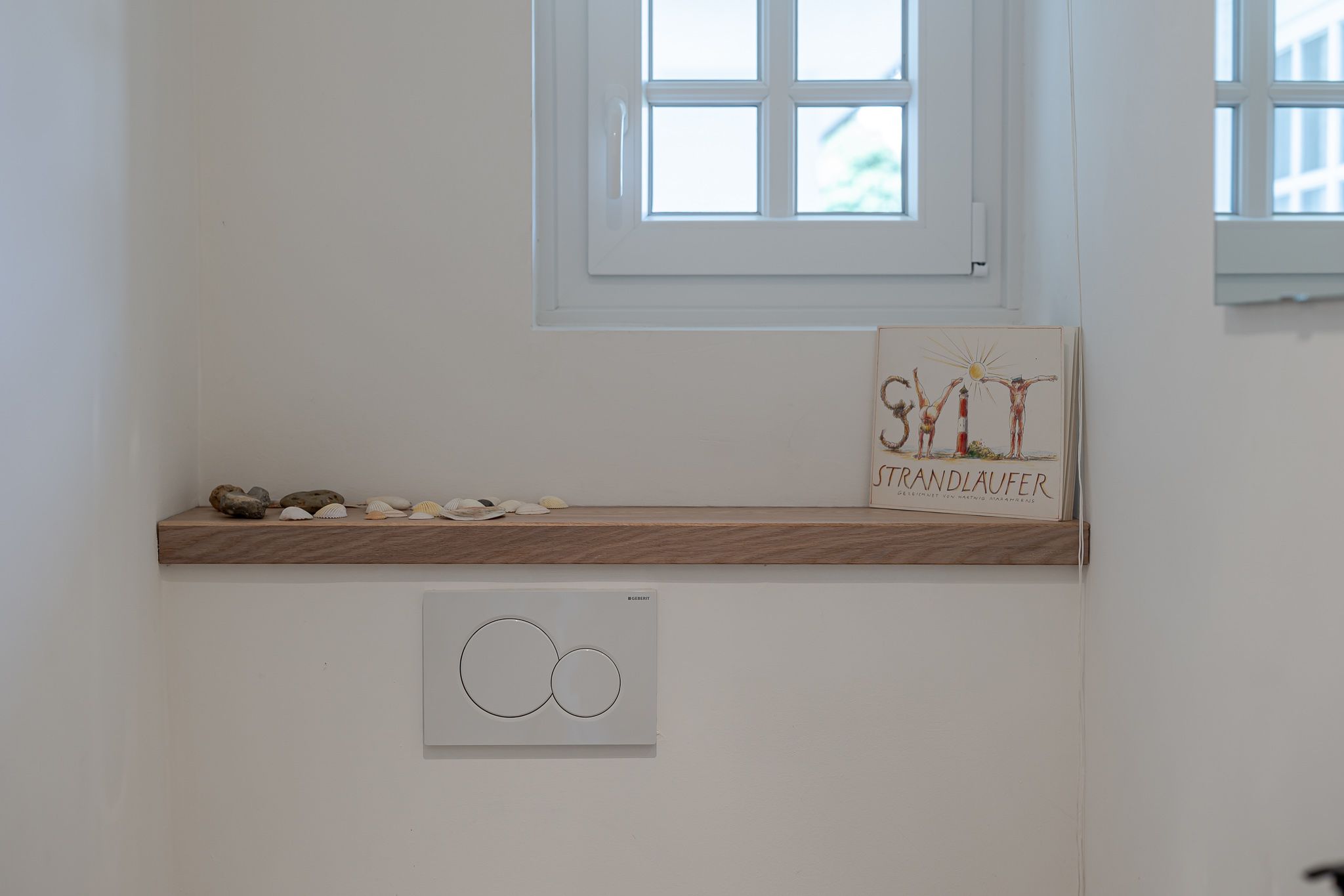 Gäste-WC in einer Ferienwohnung auf Sylt