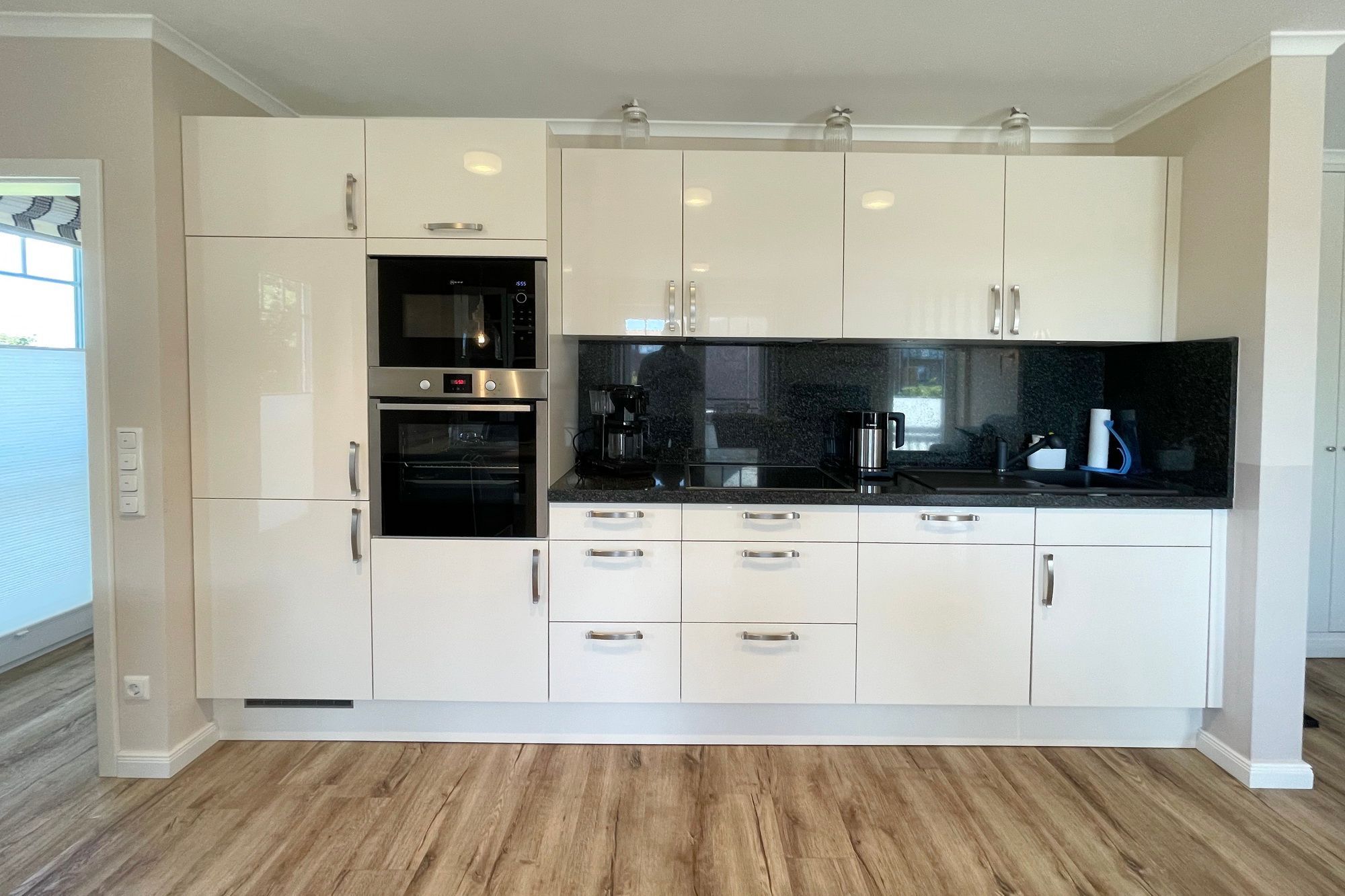 Küche in einer Ferienwohnung auf Sylt