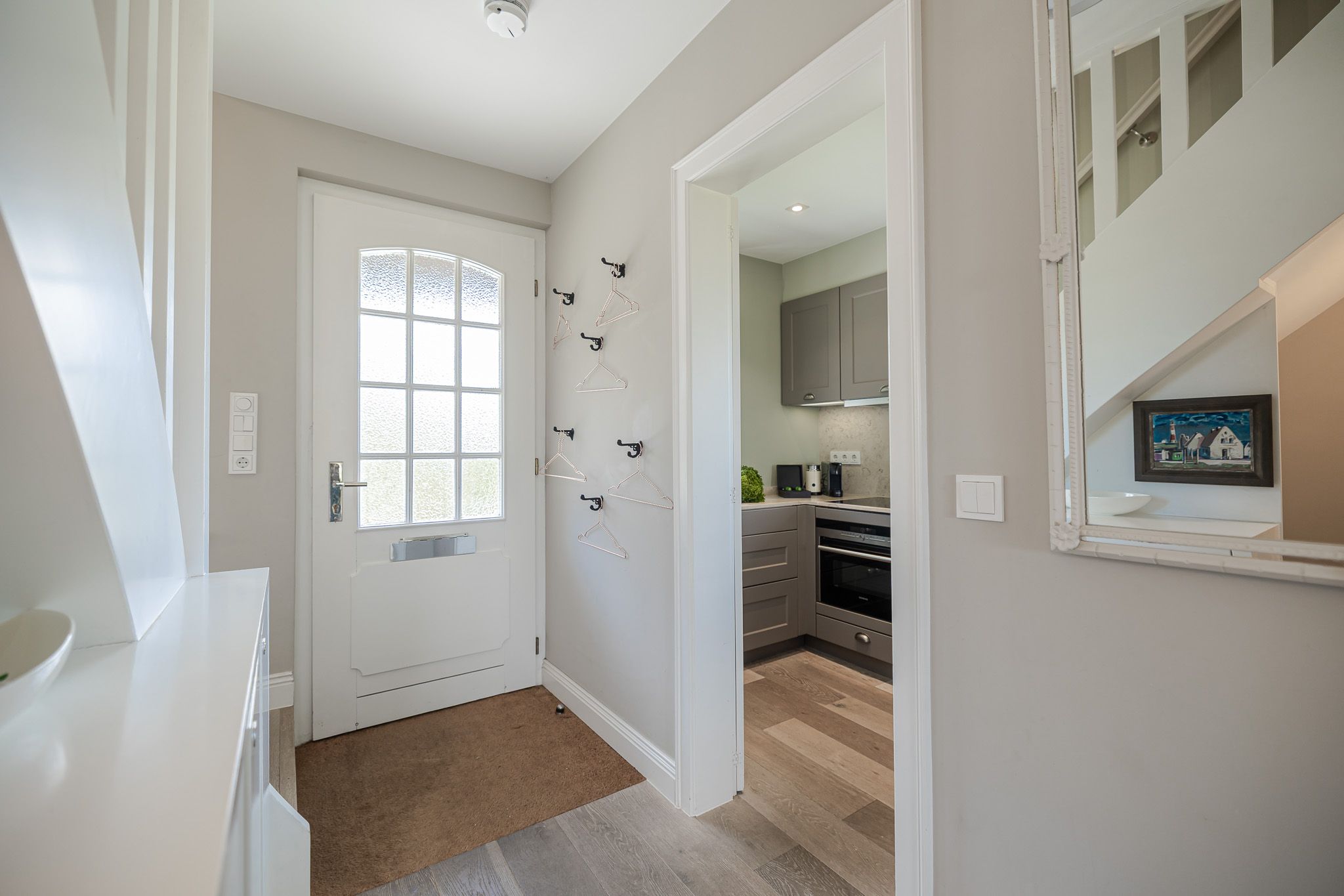 Flur in einer Ferienwohnung auf Sylt