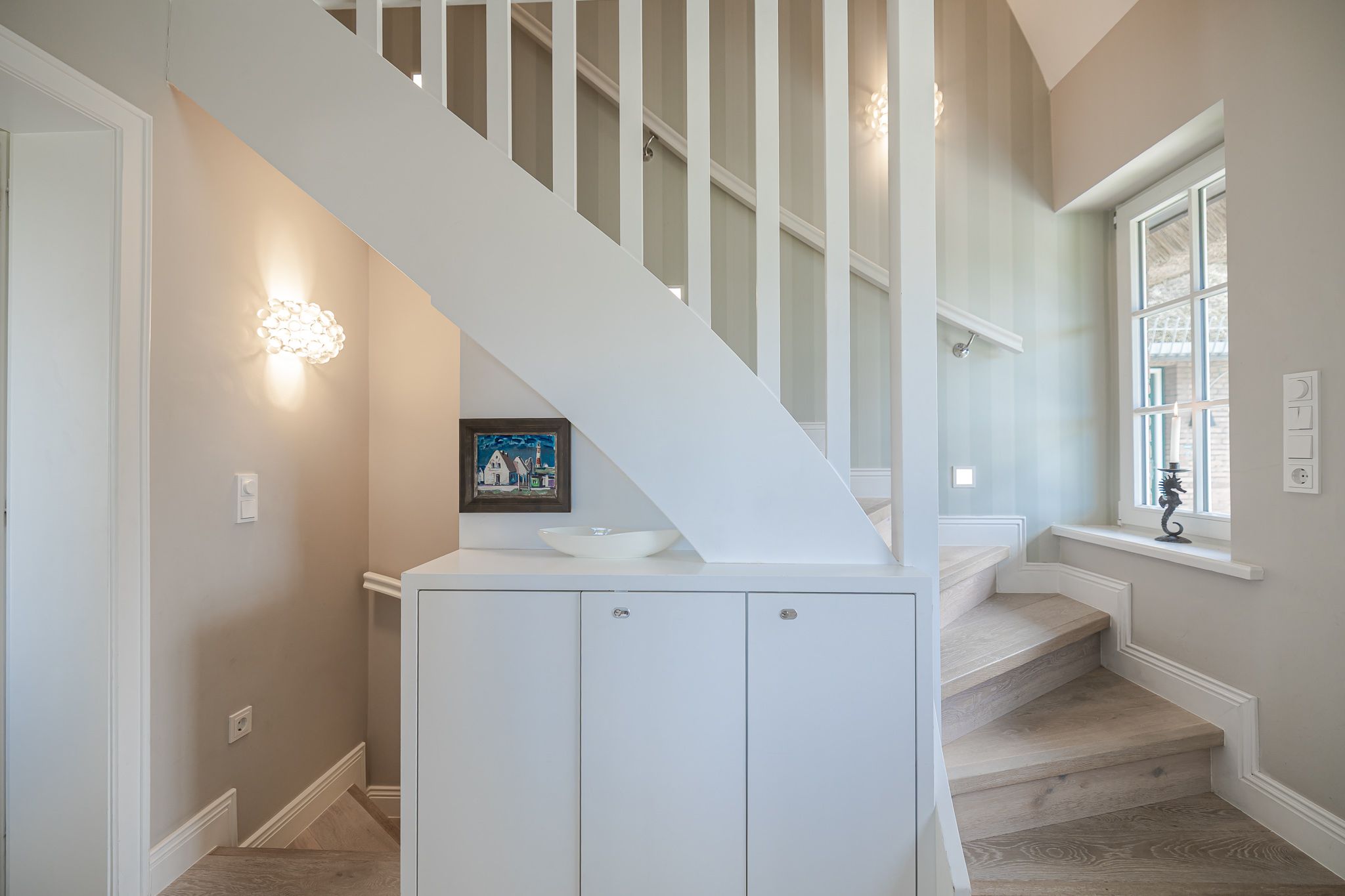 Flur in einer Ferienwohnung auf Sylt