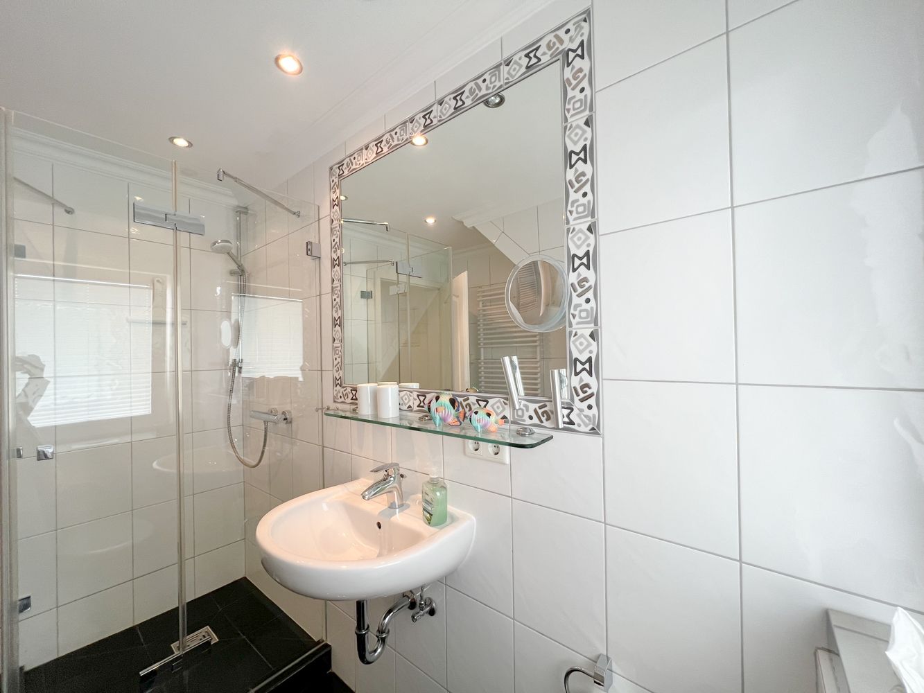 Badezimmer in einer Ferienwohnung auf Sylt