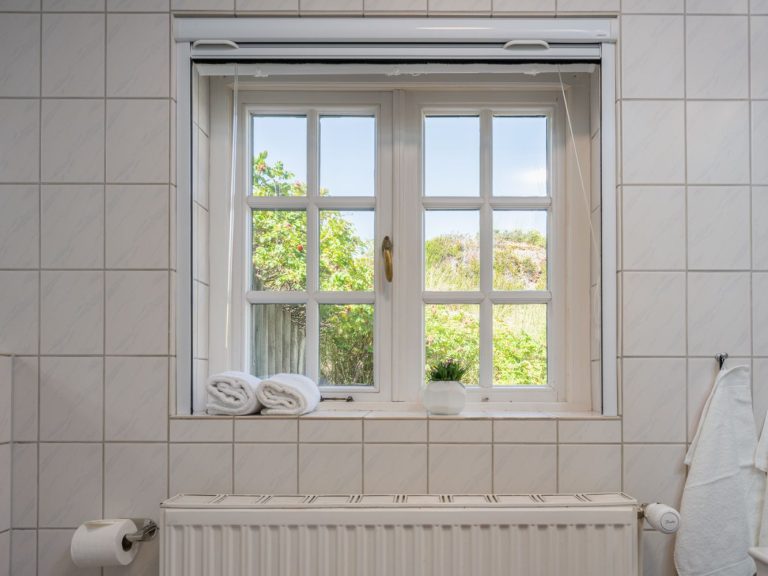 Badezimmer in einer Ferienwohnung auf Sylt