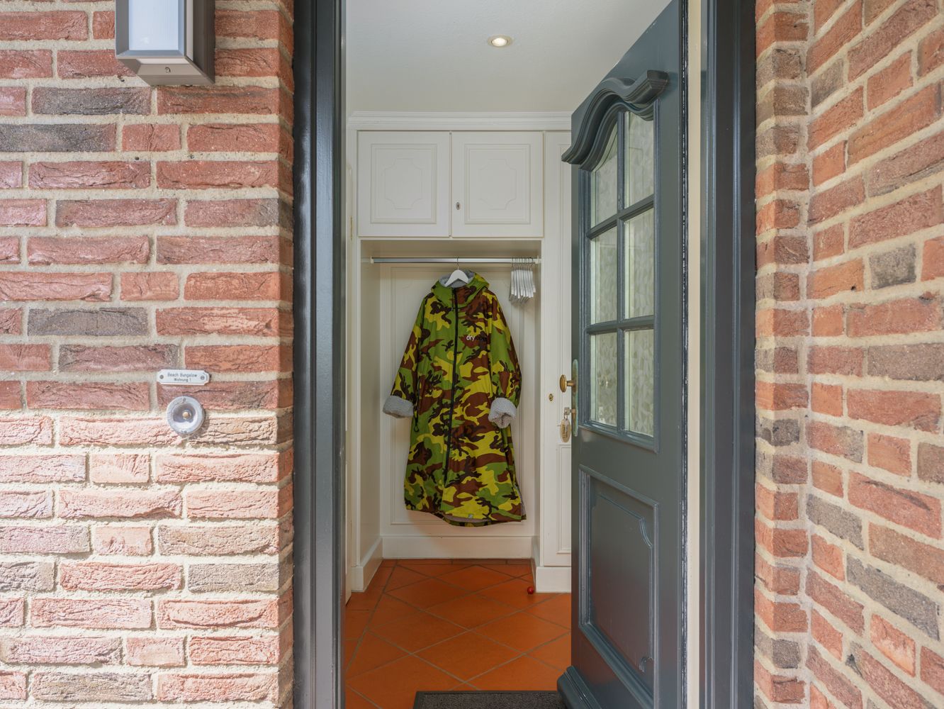 Garderobe in einer Ferienwohnung auf Sylt