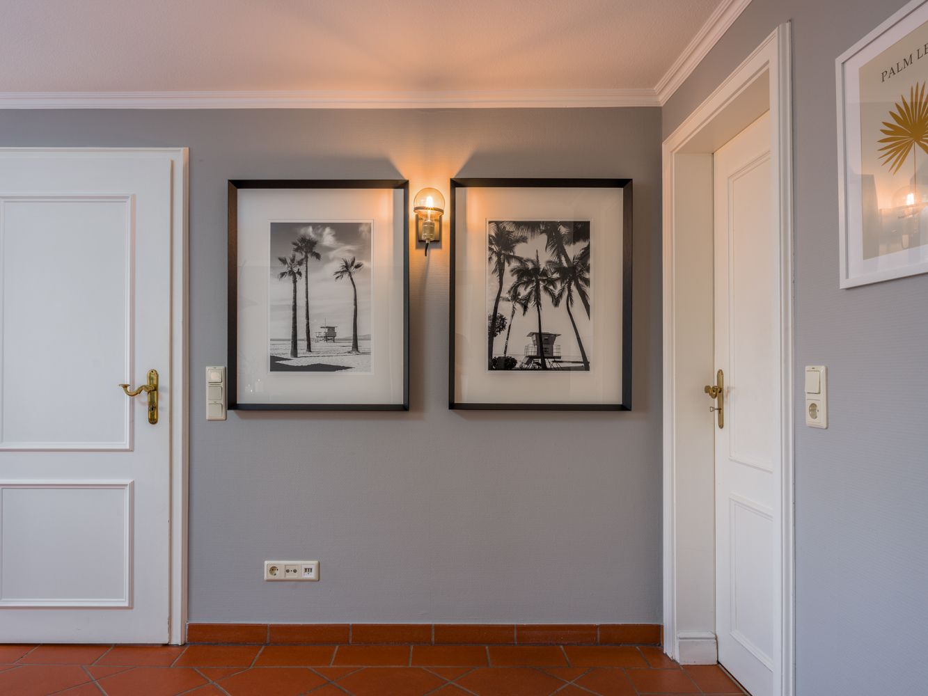 Flur in einer Ferienwohnung auf Sylt