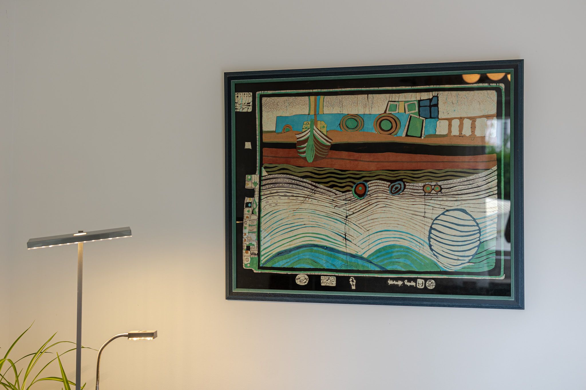 Bild im Wohnzimmer einer Ferienwohnung auf Sylt
