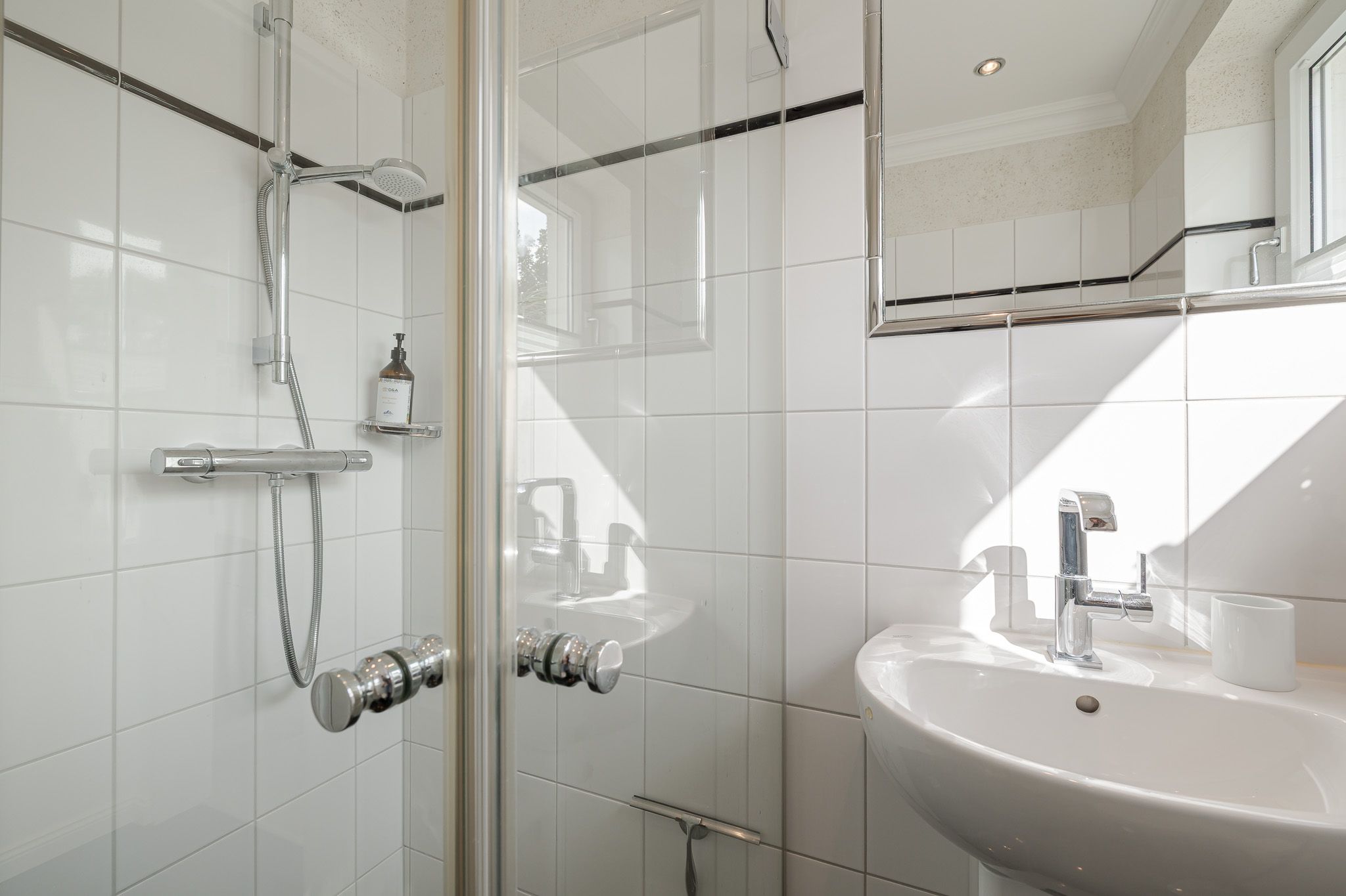 Badezimmer in einer Ferienwohnung auf Sylt