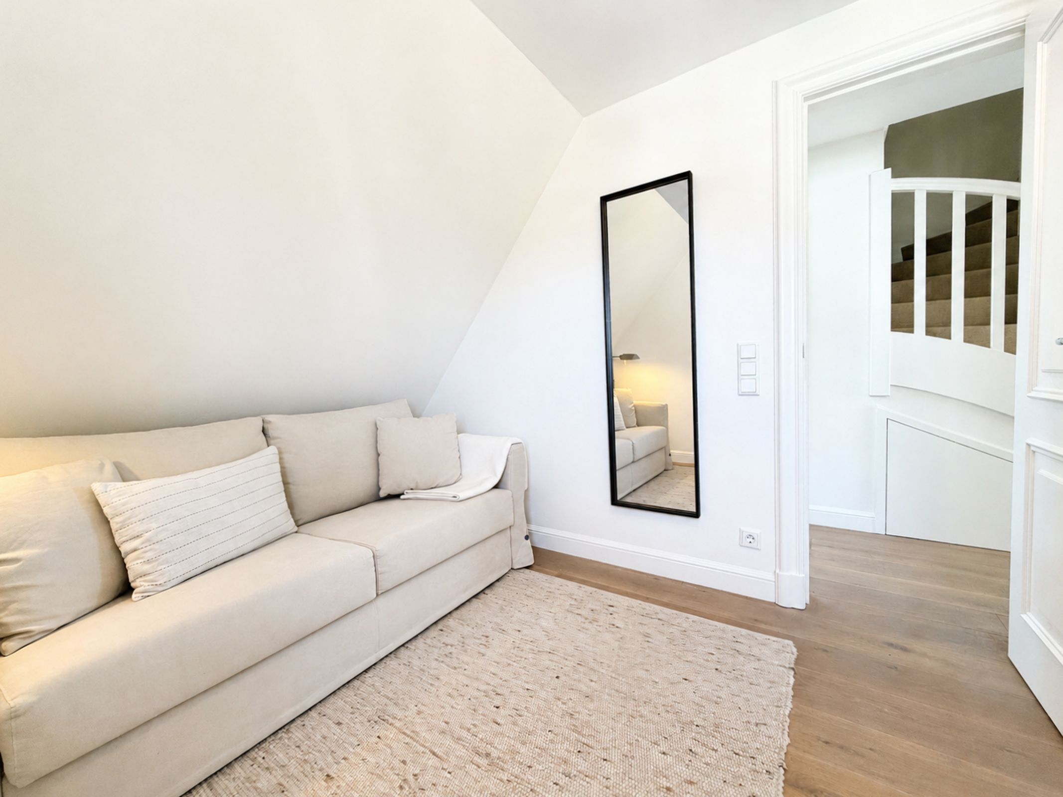 Couch in Ferienwohnung auf Sylt