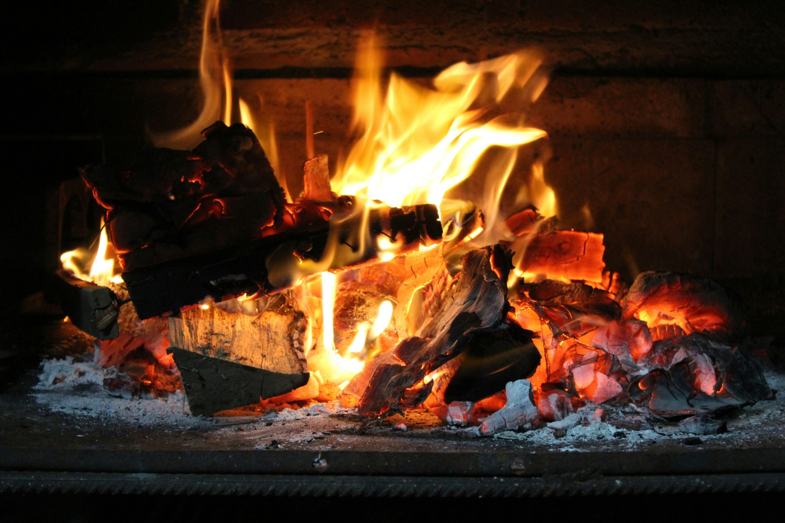 Kamin in Ferienwohnung auf Sylt